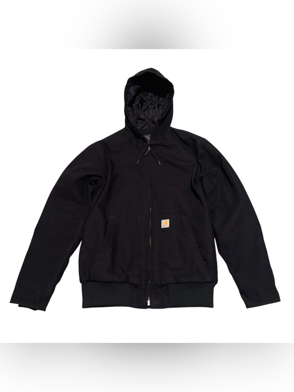 Carhartt J130-M Washed Duck Insulated Active Jacket Men’s Medium Black 104050